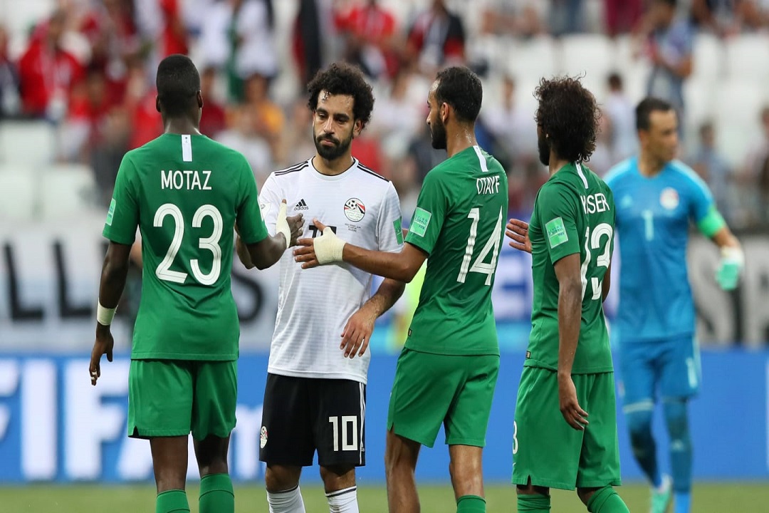 محمد صلاح _ منتخب مصر _ منتخب السعودية