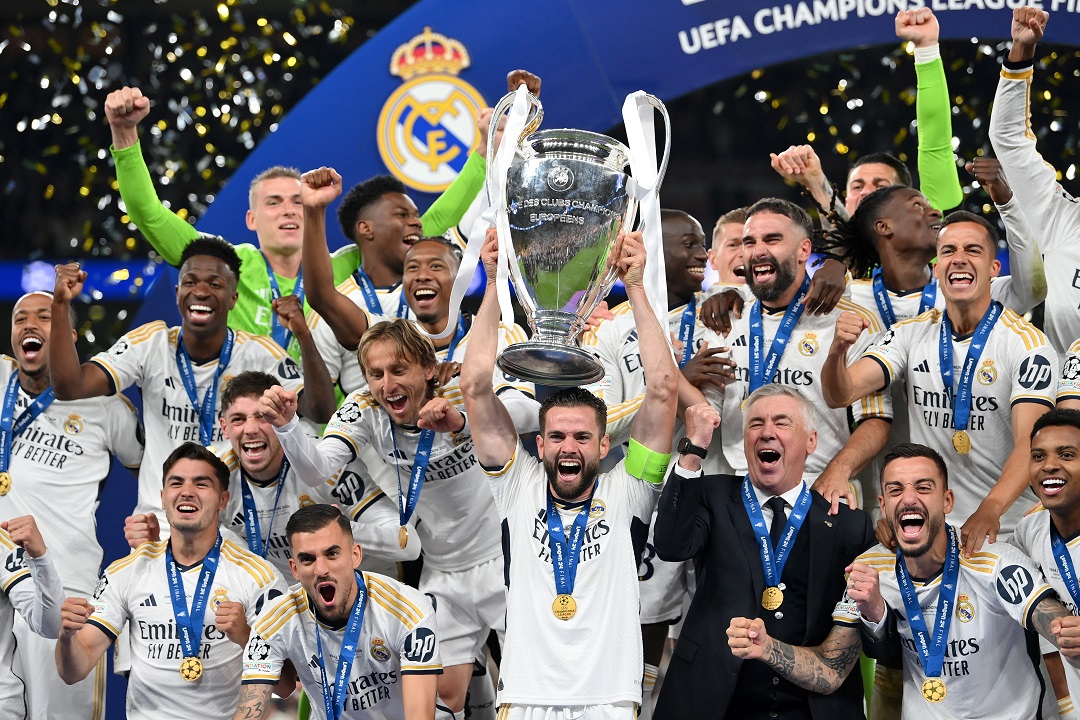 ريال مدريد يتوج ببطولة دوري أبطال أوروبا