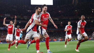 أرسنال يضرب ريال مدريد بثلاثية قاسية ويضع قدماً في نصف نهائي دوري الأبطال