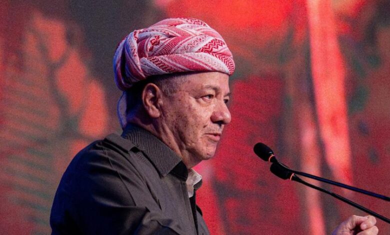 بارزاني متذكرا القصف الكيماوي : دليل على وحشية أعداء كردستان