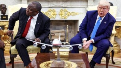 ترامب ينتقم من جنوب إفريقيا بعد دعوى لاهاي ضد إسرائيل