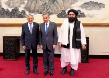 وزراء خارجية أفغانستان والصين وباكستان