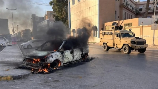 اثار العنف فى ليبيا