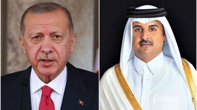 قطر وتركيا تبحثان هجمات الكيان على طهران