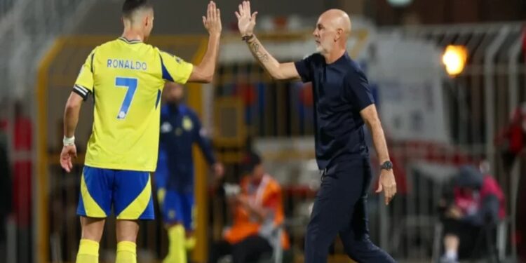 كريستيانو رونالدو يودّع بيولي بعد رحيله عن النصر