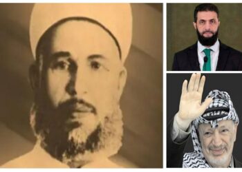 عز الدين القسام وأحمد الشرع وياسر عرفات