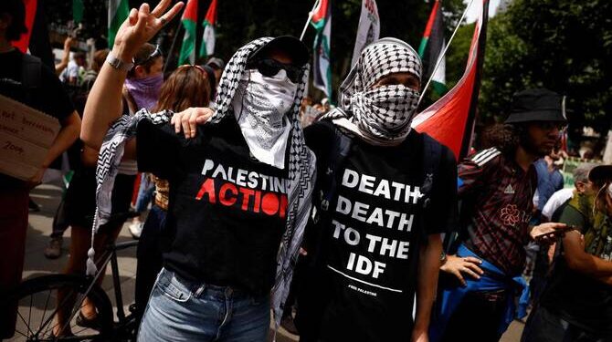 بريطانيا تعتقل 20 من أنصار جماعة مؤيدة لفلسطين