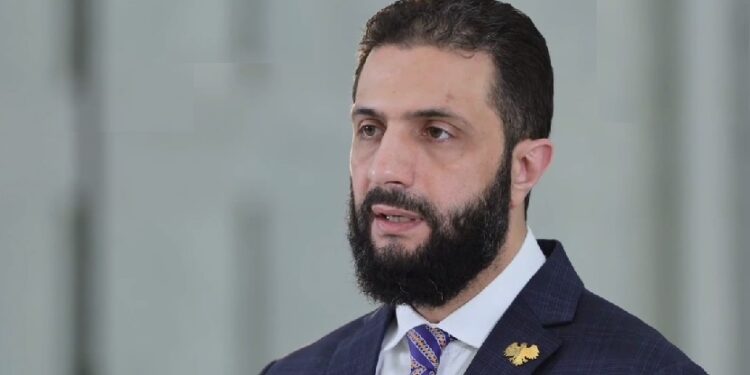 الرئيس السوري أحمد الشرع