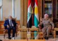 بارزاني ورئيس مجلس النواب يناقشان العملية الانتخابية وتصحيح السياسات العراقية
