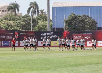 الأهلي يواصل التدريبات القوية على ملعب «التتش» استعدادًا لمواجهة بيراميدز