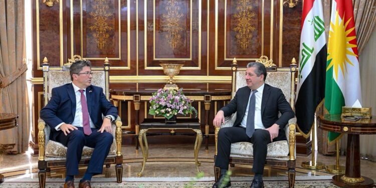 مسرور بارزاني يتلقى إشادات كندية ويابانية بمناخ الاستثمار في كوردستان