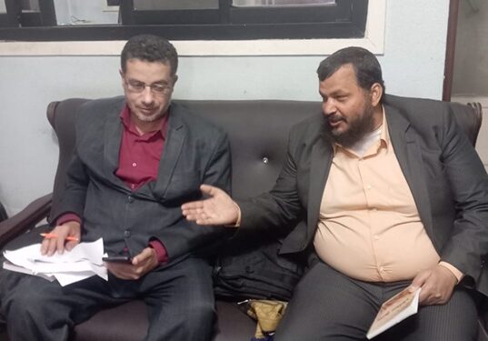 محرر جريدة الأمة يحاور الدكتور الدكتور صبري أبو حسين أستاذ الأدب والنقد بجامعة الأزهر