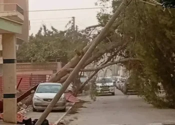 عاصفة رملية تشلّ شرق وجنوب ليبيا وتفرض حظر تجوّل وتعطّل المرافق العامة