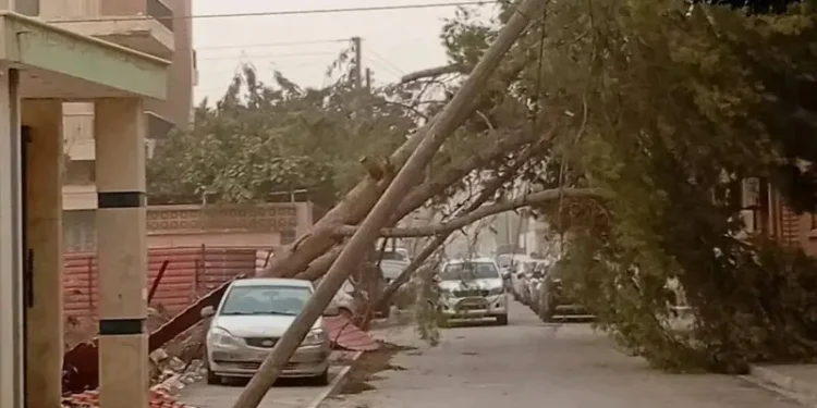 عاصفة رملية تشلّ شرق وجنوب ليبيا وتفرض حظر تجوّل وتعطّل المرافق العامة