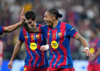 برشلونة يكتسح أتليتك بلباو بخماسية ويتأهل لنهائي السوبر الإسباني