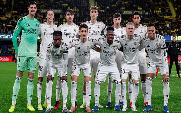 تشكيل ريال مدريد أمام بنفيكا في دوري أبطال أوروبا.. مبابي وفينيسيوس في الهجوم