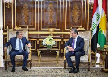 رئيس حكومة كردستان يستقبل السفير الكويتي لدى العراق
