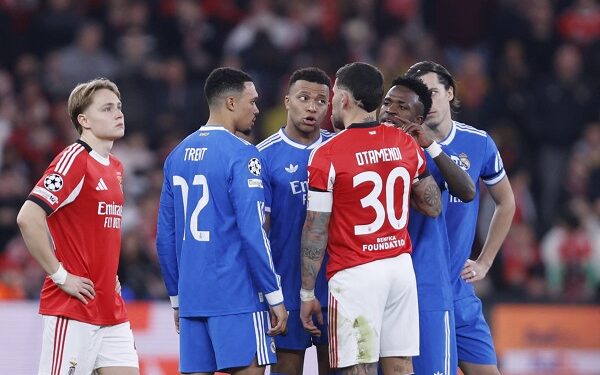 الاتحاد الأوروبي لكرة القدم يراجع واقعة العنصرية في مباراة ريال مدريد وبنفيكا