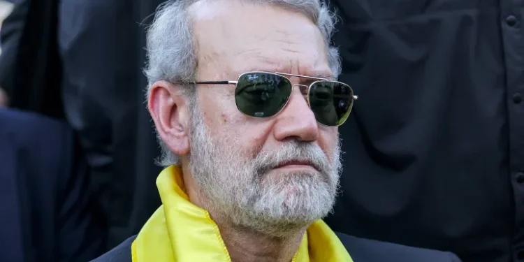 الأمين العام للمجلس الأعلى للأمن القومي الإيراني علي لاريجاني