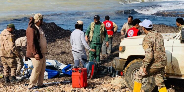  انتشال 24 جثة لمهاجرين على سواحل ليبيا بين زوارة وطبرق