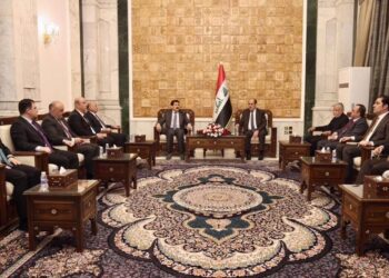 وفد من الديمقراطي الكردستاني في بغداد لمناقشة مواجهة الهجمات على الإقليم وتشكيل الحكومة الاتحادية