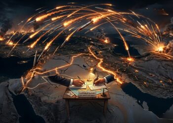 الشرق الأوسط على أعتاب إعادة تشكيل بين رسائل الصواريخ ودبلوماسية اللحظة الأخيرة - صورة مولدة بالذكاء الاصطناعي
