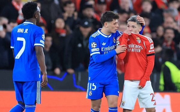 يويفا يوقف بريستياني 6 مباريات بسبب واقعة فينيسيوس في دوري الأبطال
