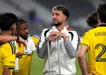 كولومبوس كرو يحدد مدة غياب وسام أبو علي بعد الجراحة