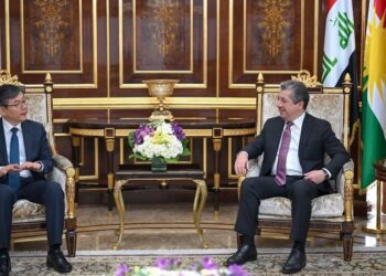 مسرور بارزاني يستقبل القنصل العام الكوري لدى أربيل