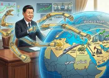 كيف أصبحت الصين "الشريك الرقمي الأول" للشرق الأوسط؟- صورة من الذكاء الاصطناعى