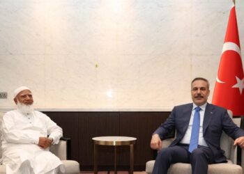 لقاء أخوي بين أمير الجماعة الإسلامية في بنغلاديش ووزير الخارجية التركي