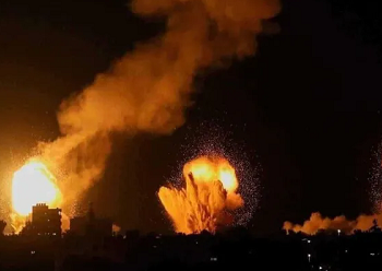 جنوب لبنان اثناء قصف اسرائيلى