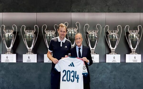 ريال مدريد يجدد شراكته مع أديداس حتى 2034