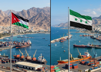 سوريا - والاردن>> صورة من الذكاء الاصطناعى