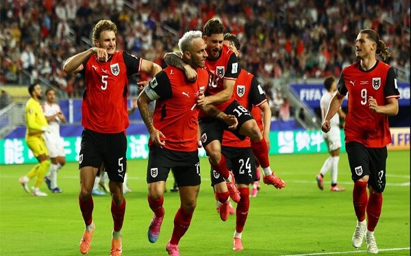 النمسا تهزم الأردن 3-1 في بداية مشوارها بمونديال 2026