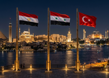 أمن المشرق العربي يظل رهناً باستقرار القاهرة ودمشق وتكاملهما- صورة ذكاء اصطناعى