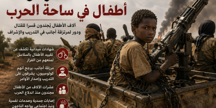 أطفال السودان في قلب الحرب.. تجنيد قسري وشهادات عن التدريب على القتال