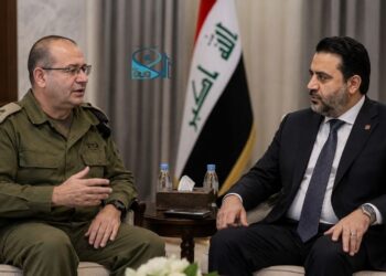 لقاء وزير الخارجية السوري الشيباني ورئيس الموساد غوفمان.. صورة من إنتاج الذكاء الاصطناعي