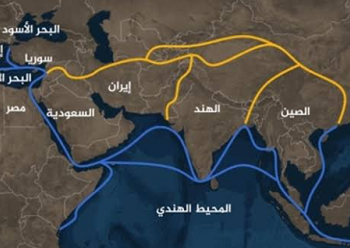 مسار طريق الحرير الجديد