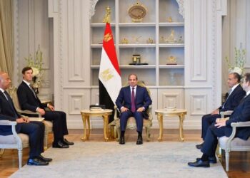 السيسي يبحث مع كوشنر تنفيذ اتفاق غزة