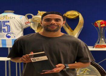 محمد الشيبي يتوج بجائزة أفضل لاعب في الدوري المصري من سوفا سكور