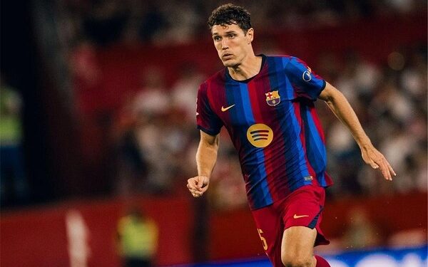 برشلونة يعلن إصابة كريستنسن وغيابه المؤقت عن الملاعب