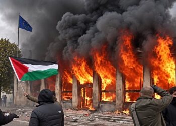معركة الروايات تشتعل في فرنسا.. صور مفبركة تربط احتجاجات الشارع بفلسطين