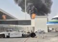 مطار الملك خالد بالسعودية عقب استهدافه بصواريخ الحوثى