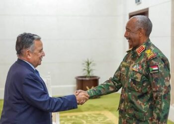التقى نبيل فهمي، الأمين العام لجامعة الدول العربية، اليوم الاثنين، الفريق أول ركن عبد الفتاح البرهان، رئيس مجلس السيادة الانتقالي السوداني، في العاصمة الخرطوم، وذلك خلال زيارته إلى السودان،