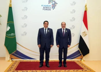 المنفي يشارك في افتتاح منتدى الأعمال الإفريقي الأول بالعلمين