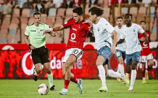 تعادل مثير بين الأهلي والقناة بثلاثية لكل فريق في الدوري المصري