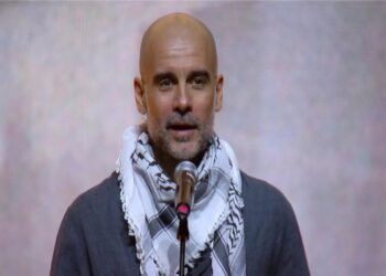 جوارديولا يوجه رسالة مؤثرة تضامنًا مع فلسطين: الصمت انحياز ولن نتخلى عن إنسانيتنا