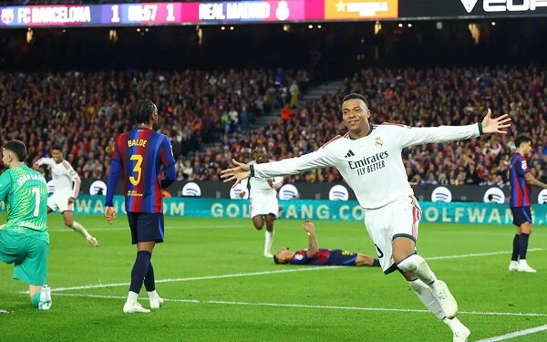 مبابي يقود ريال مدريد لإسقاط برشلونة في الكلاسيكو بثنائية مثيرة
